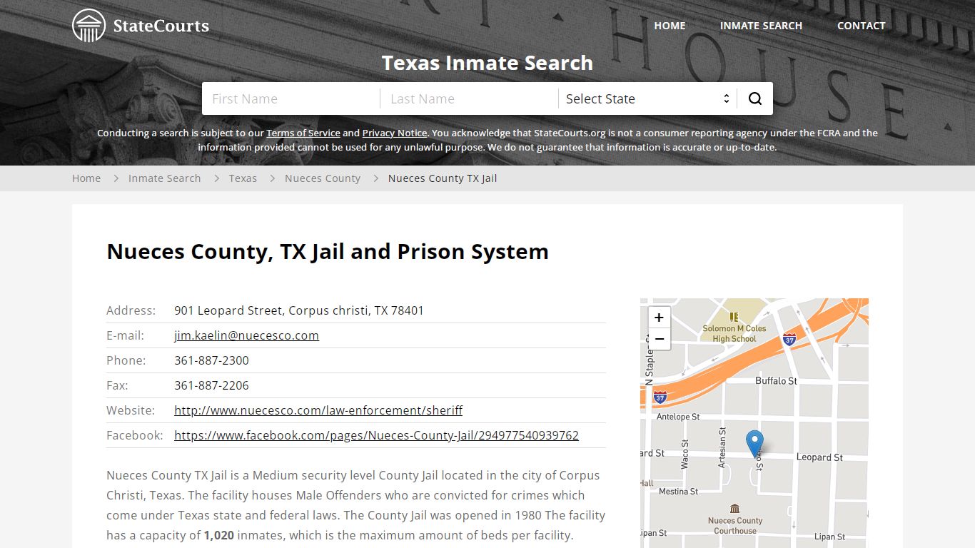 Nueces County TX Jail Inmate Records Search, Texas ...